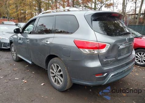2015 Nissan Pathfinder S из США, поврежденный, VIN 5N1AR2MM5FC649749